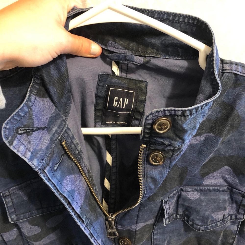Blue camo jacket